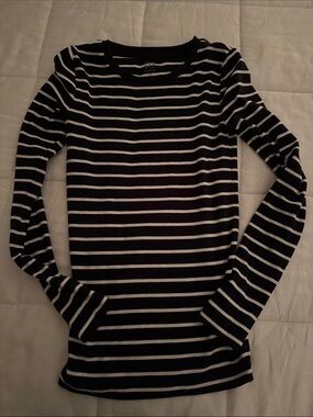 GAP modern tee striped long sleeve XXS